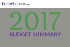 Burton Beavan | Budget 2017 with Burton Beavan